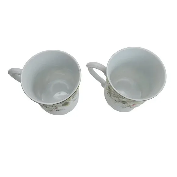 Sorelle Floral Coffee Mug Tea Cup Set Floral Fine Porcelain China Pretty! PD001 - Picture 7 of 10